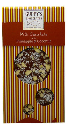 Milk Chocolate with Pineapple & Coconut