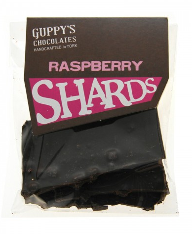 Dark Chocolate Raspberry Shards 50g