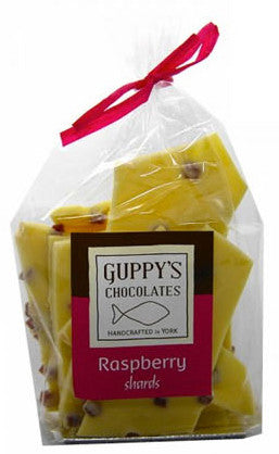 White Chocolate Raspberry Shards 150g